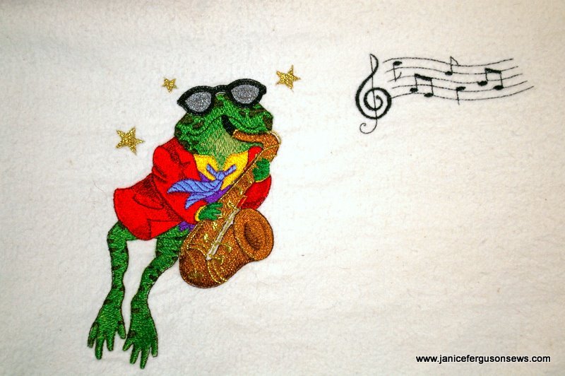 musical frog