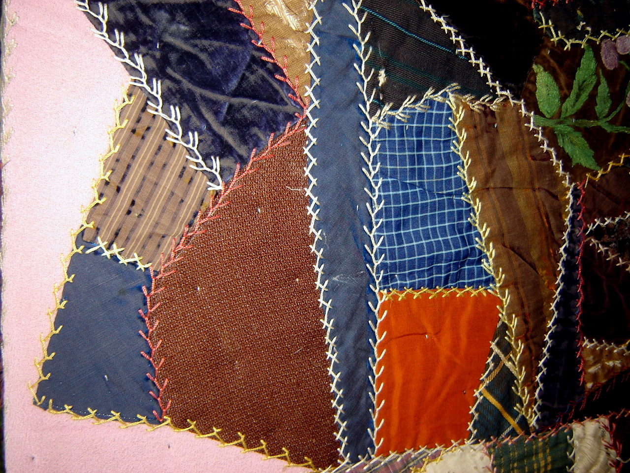 Antique Crazy Patch Quilt Janice Ferguson Sews