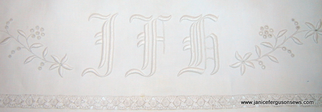 Italian Trousseau monogram