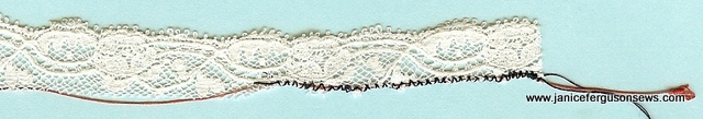 gathering lace