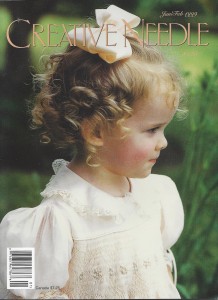 January/Feb. 1999:.  Fine Machine Sewing/ Fil tire' by machine by Carol Ahles, Pictorial of Spring Clothing, Smocking Plate  "A Bouquet for Catherine," Old Fashioned Baby--bonnet ruffle bands, Ribbon Gardner (flowers from ribbon), Gingham Dog and Calico Cat Quilt (Janice Ferguson and Suzanne Sawko), Sewing for Dolls--Mandarin Collar pajamas