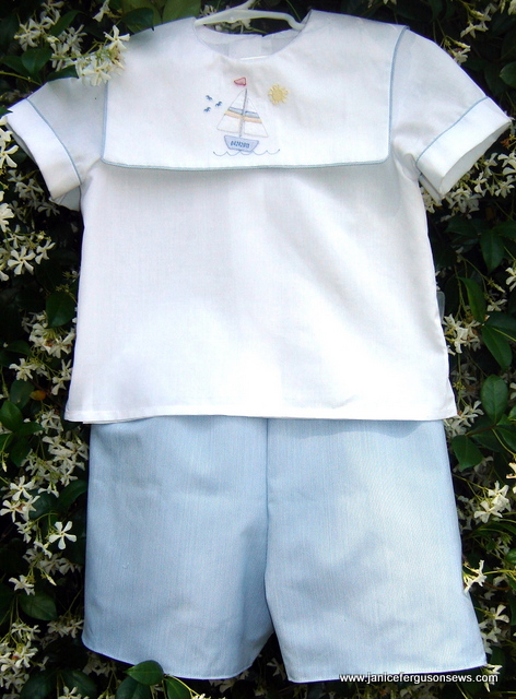 sailboat easter suit
