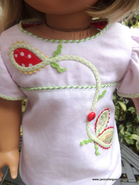doll dress close